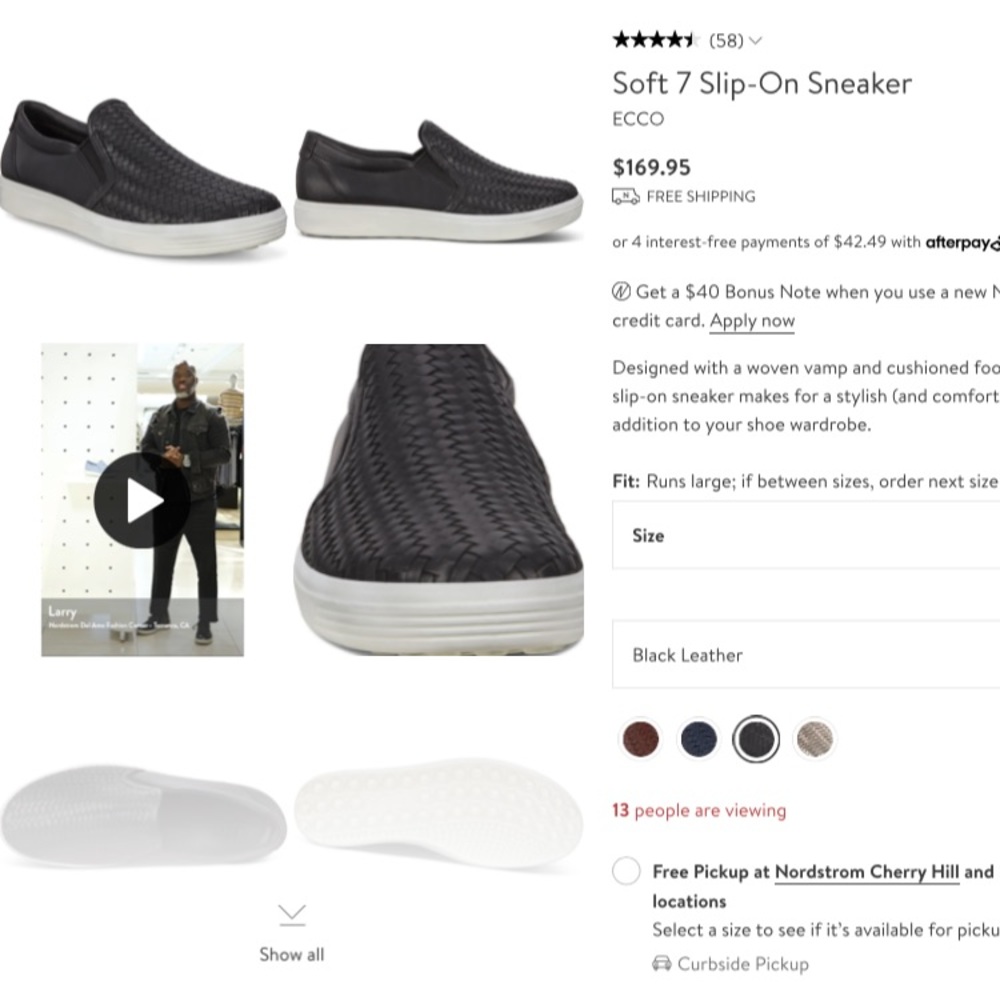 Ecco Soft 7 Slip-On Sneaker